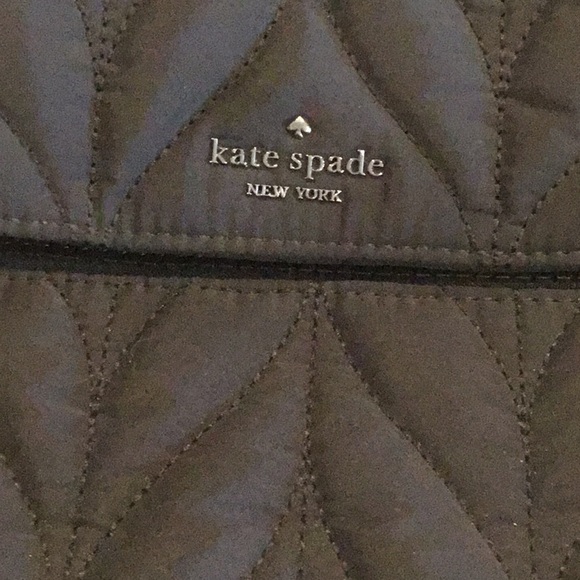 Kate Spade NY Quilted Black Backpack Bag - Picture 2 of 8